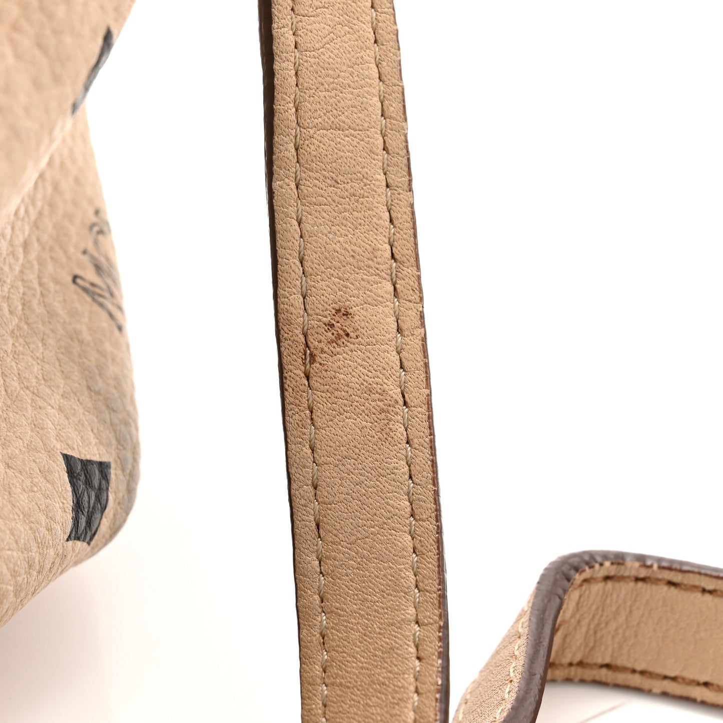 Visetos Drawstring Bucket Bag Beige