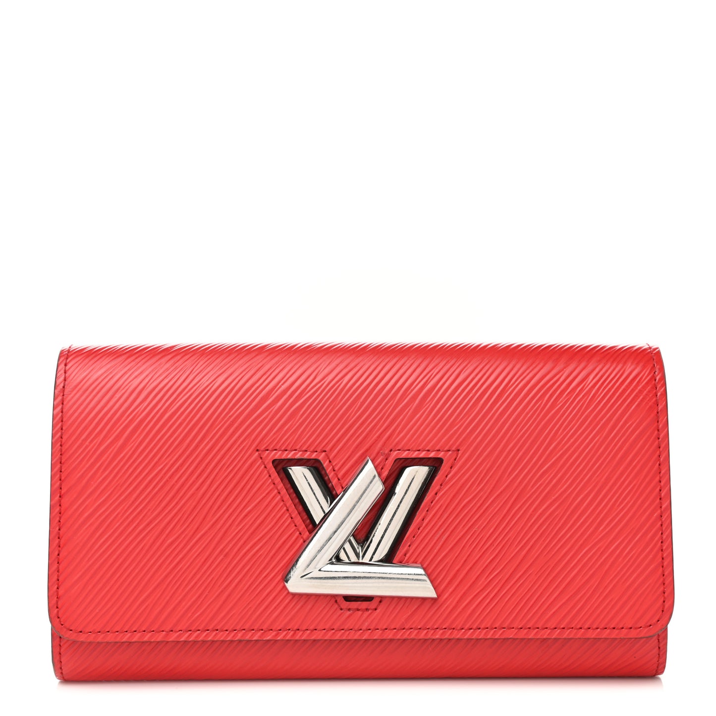 Epi Twist Wallet Coquelicot