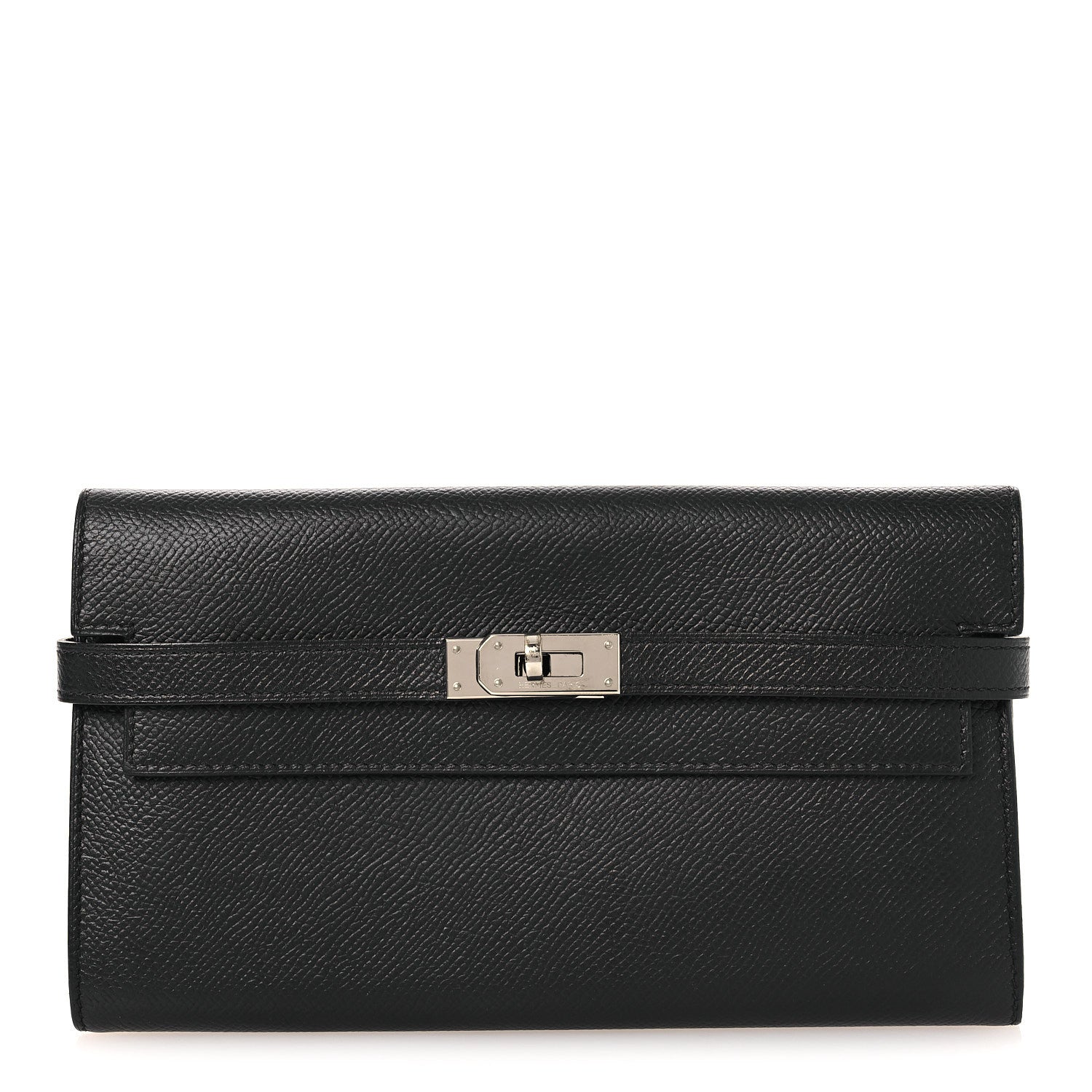 Hermes Epsom Kelly Longue Wallet Black 1 of 9