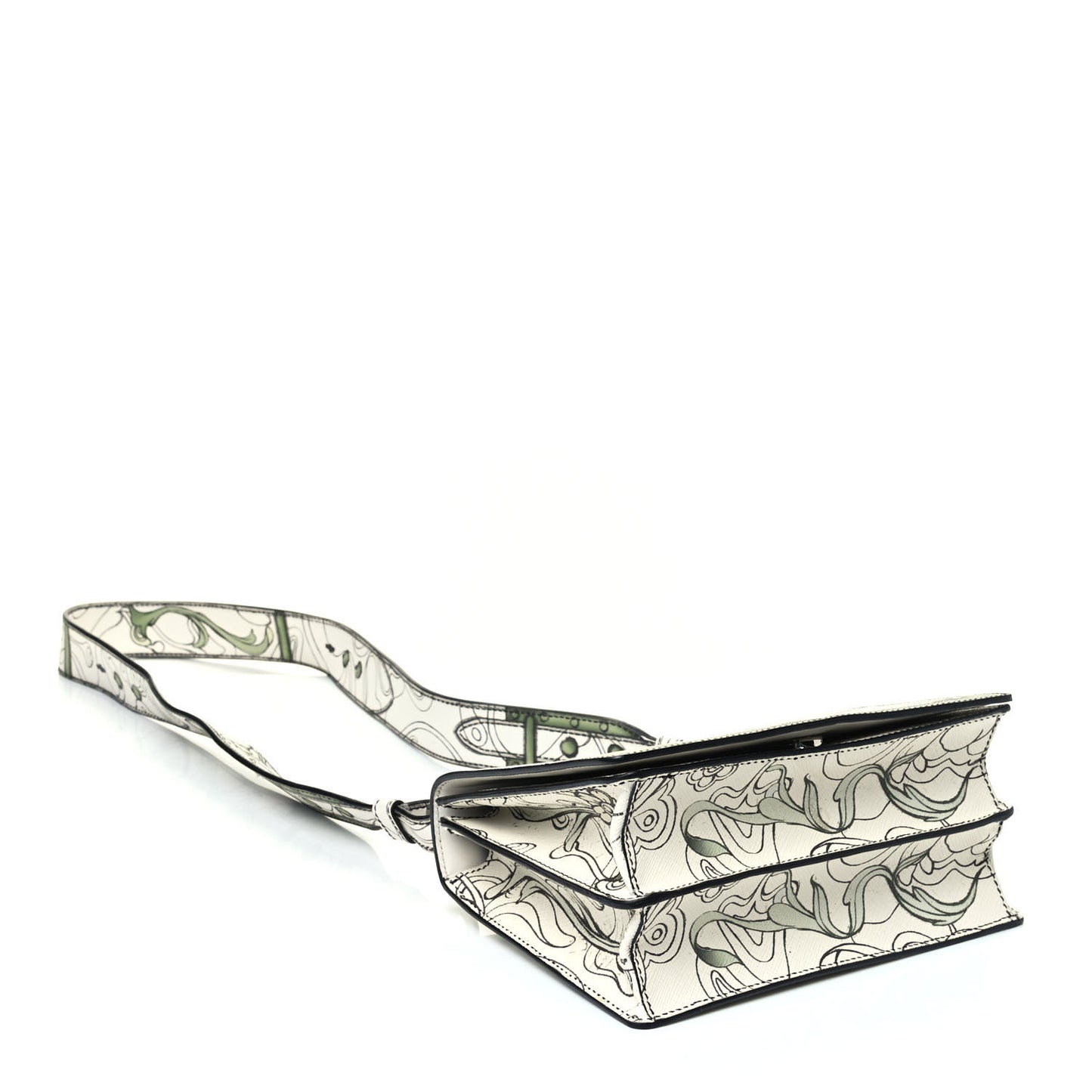 X JAMES JEAN Saffiano Rabbit Print Cahier Bag Giada