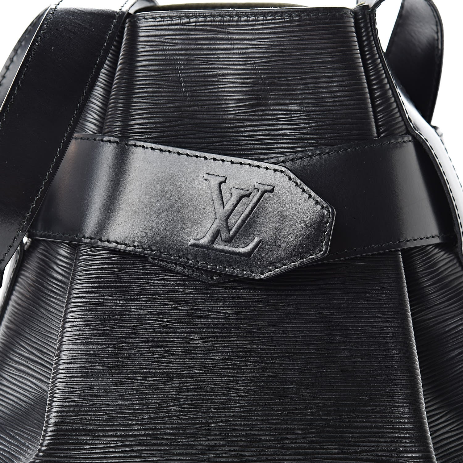 Louis Vuitton Epi Sac D'Epaule Black 7 of 18