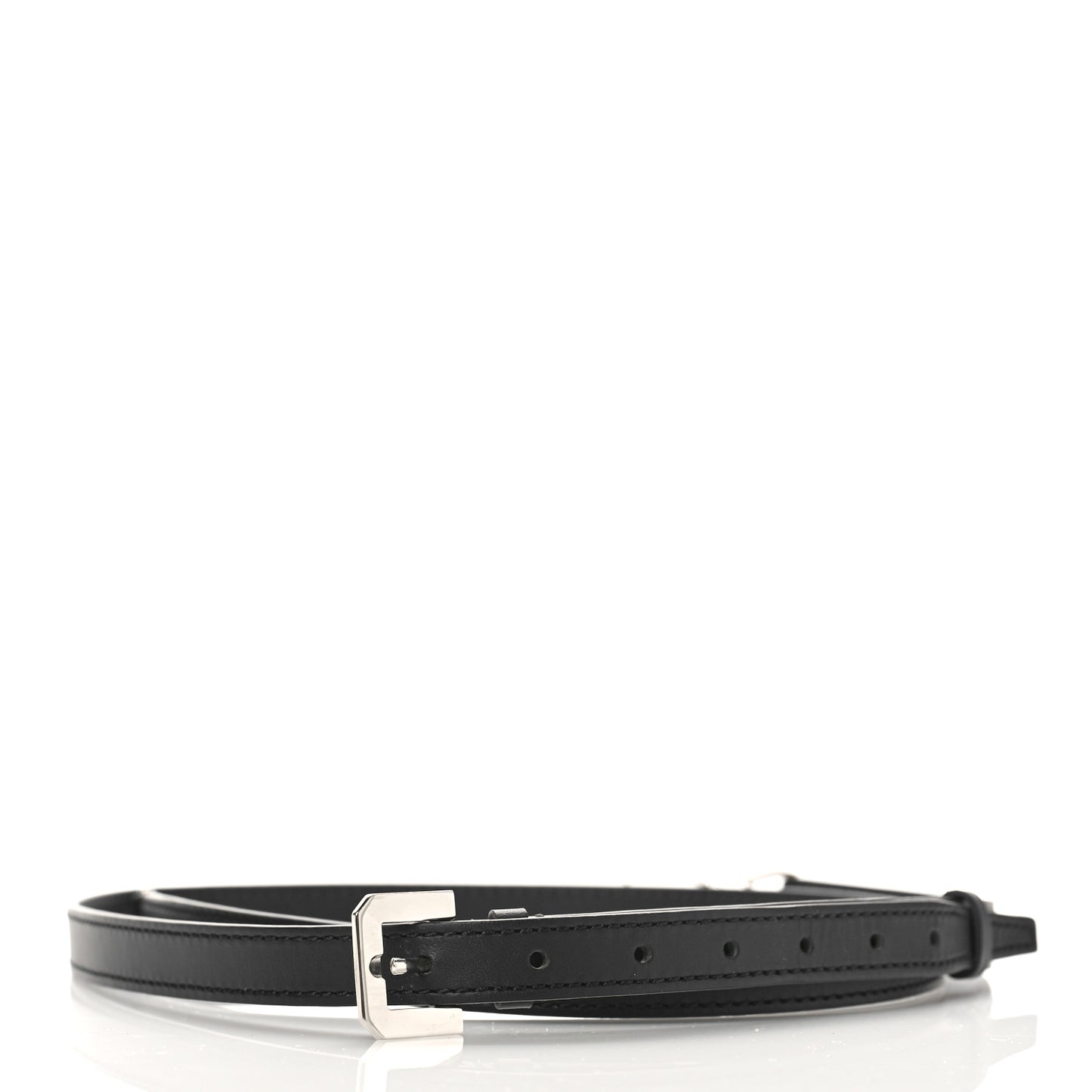 Calfskin Adjustable Shoulder Strap Black