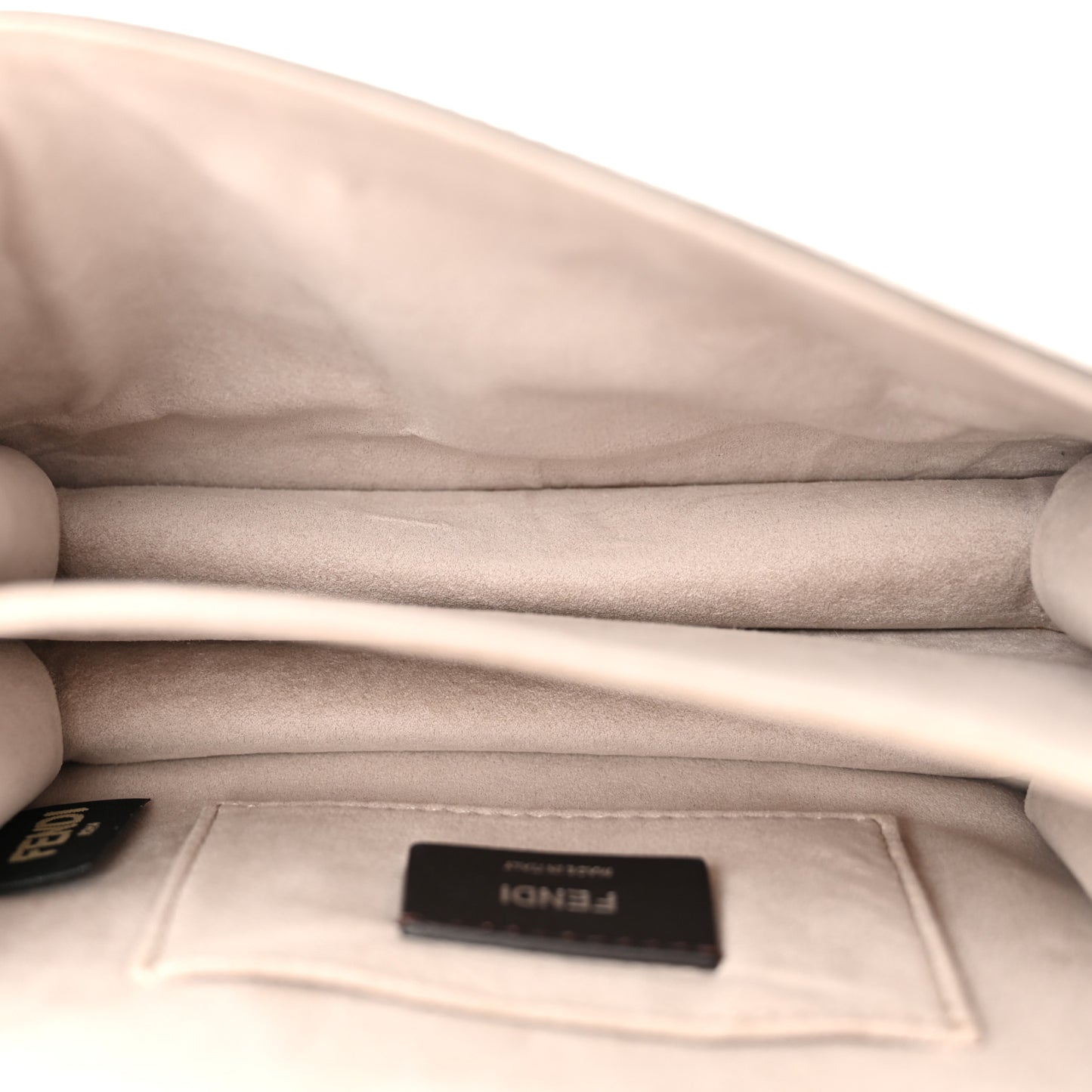 Vitello Liberty Studded Small Kan I Shoulder Bag Grigio Polvere Multicolor
