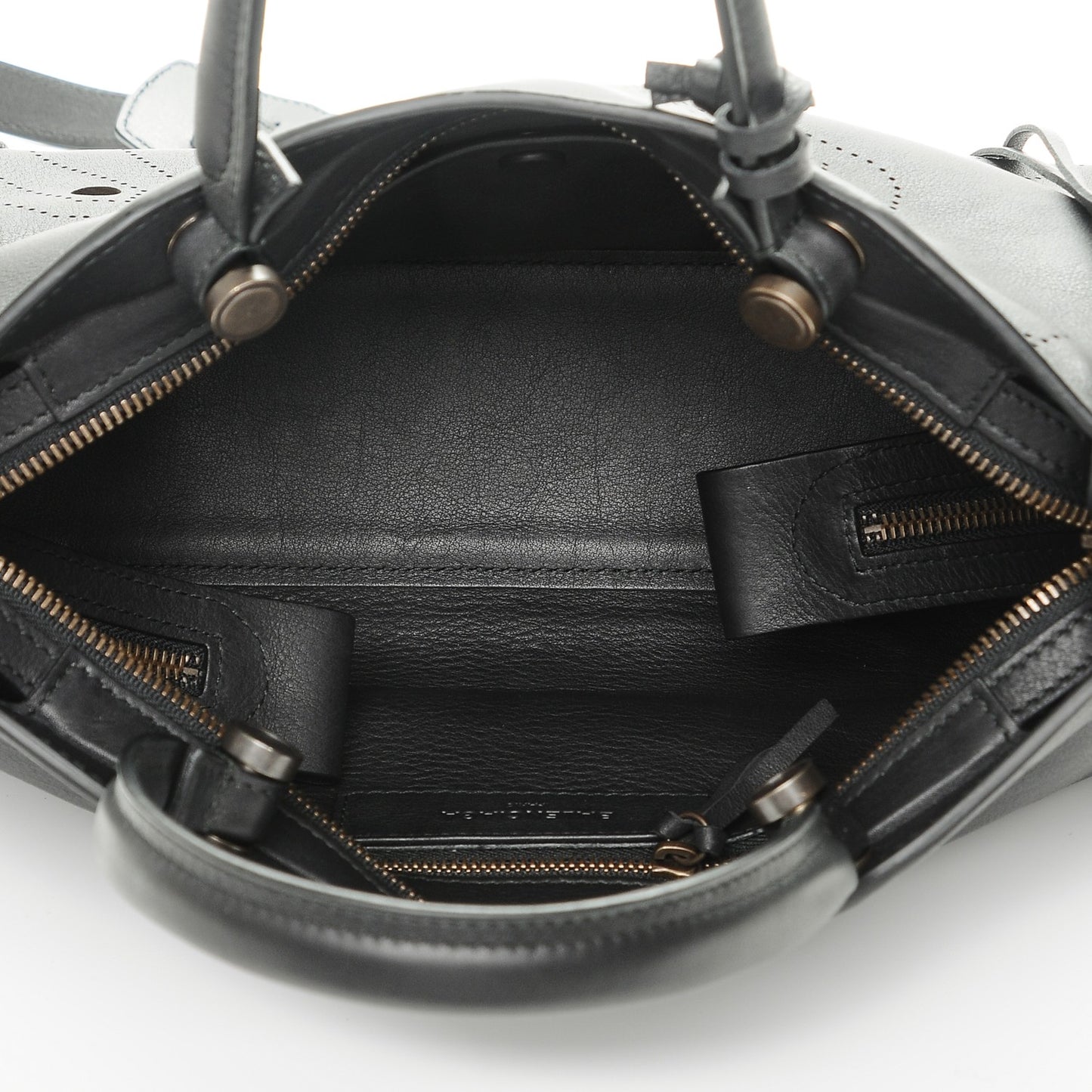 Veau Soyeux Perforated Blackout Hardware S City Black