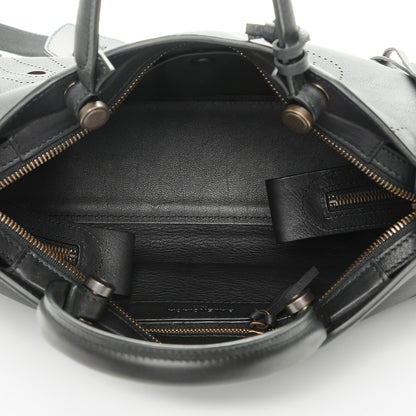 Balenciaga Veau Soyeux Perforated Blackout Hardware S City Black 5 of 7