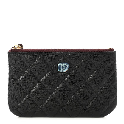 Chanel Caviar Quilted Small Cosmetic Case Black 1 of 8
