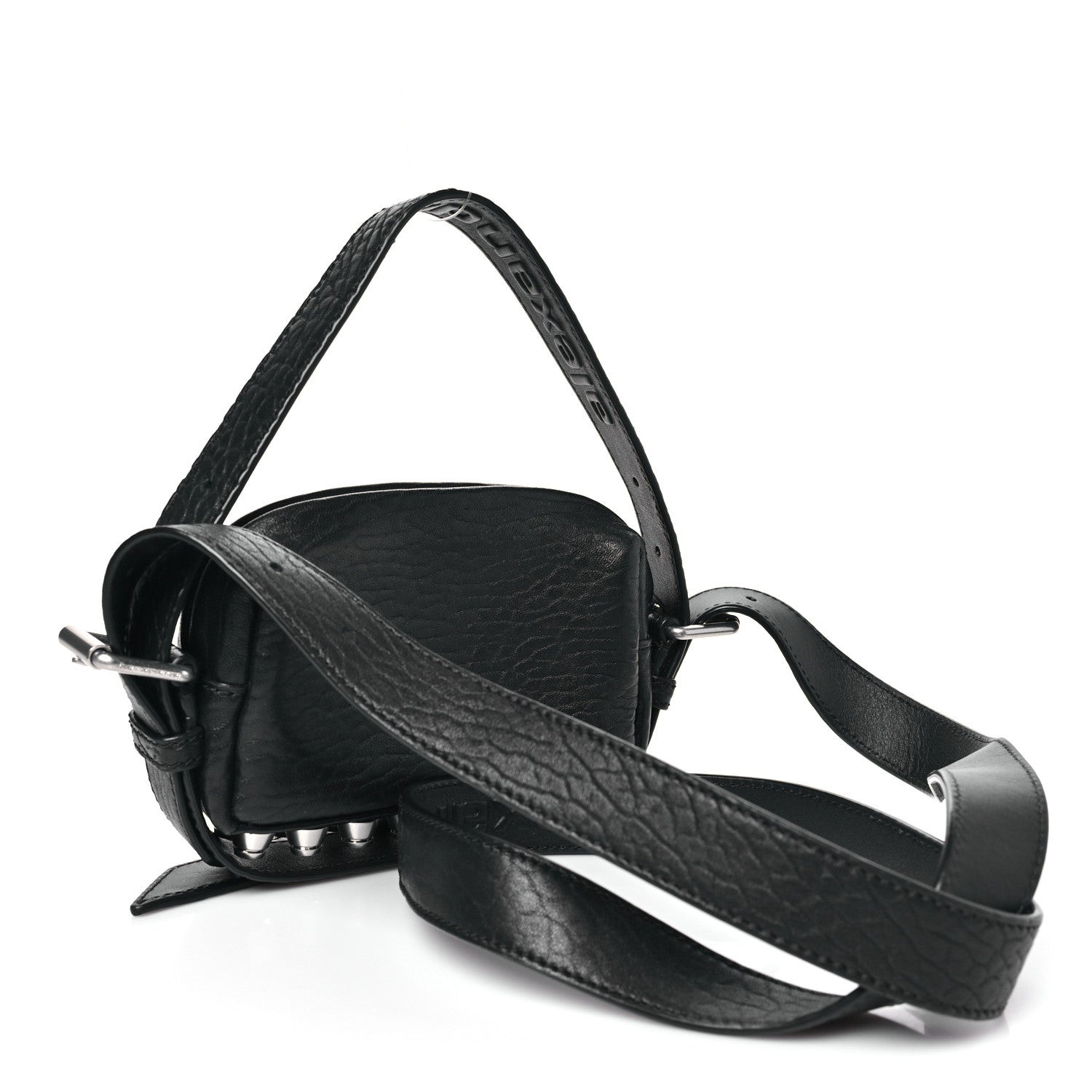 Alexander Wang Primal Lambskin Mini Ricco Shoulder Bag Black 3 of 9