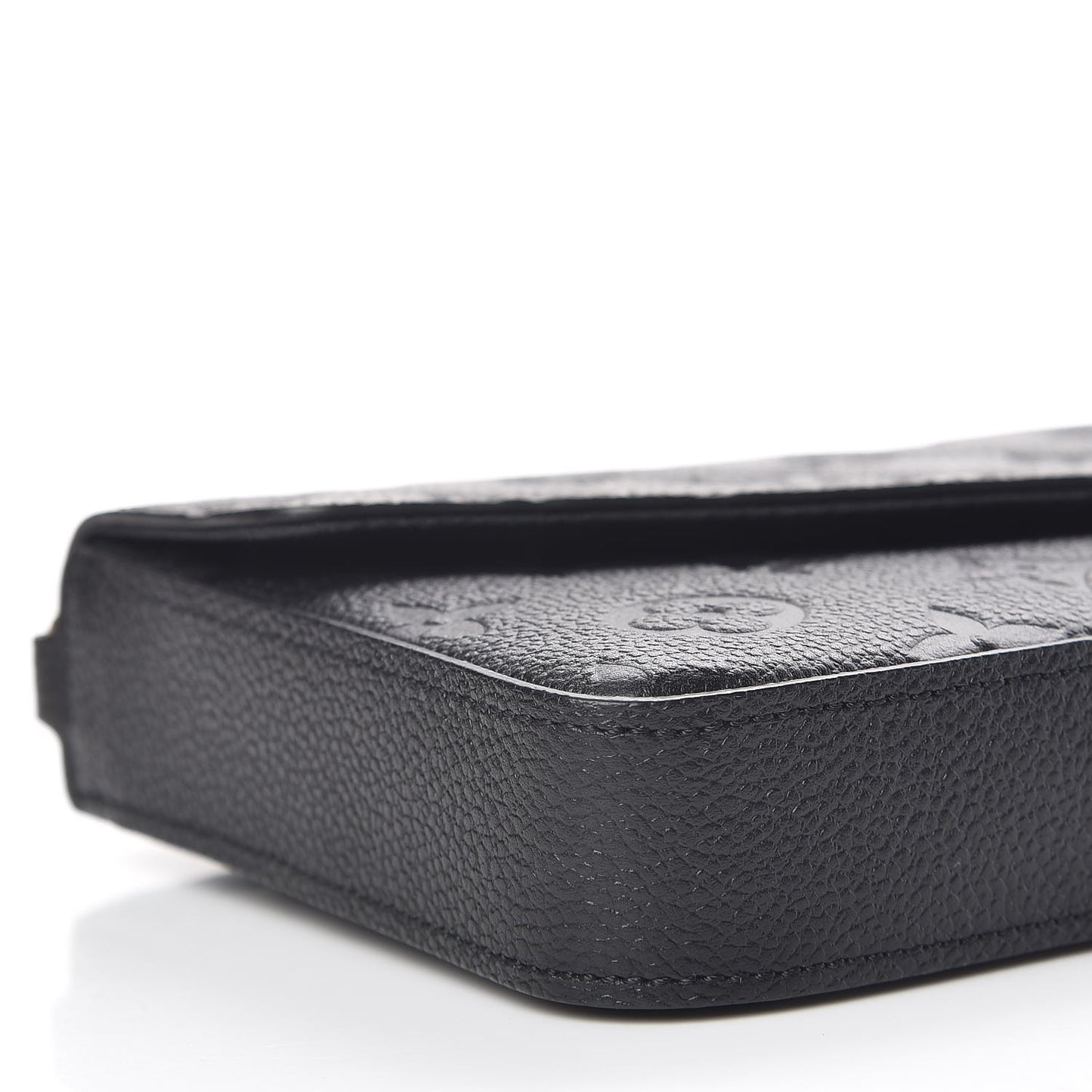 Empreinte Pochette Felicie Chain Wallet Black