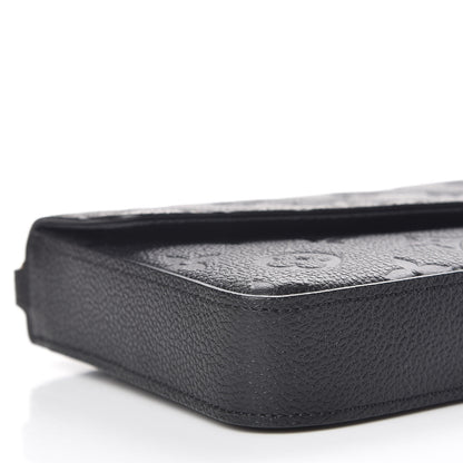 Louis Vuitton Empreinte Pochette Felicie Chain Wallet Black 6 of 11