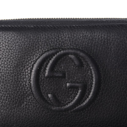 Gucci Calfskin Soho Zip Around Wallet Black 5 of 5