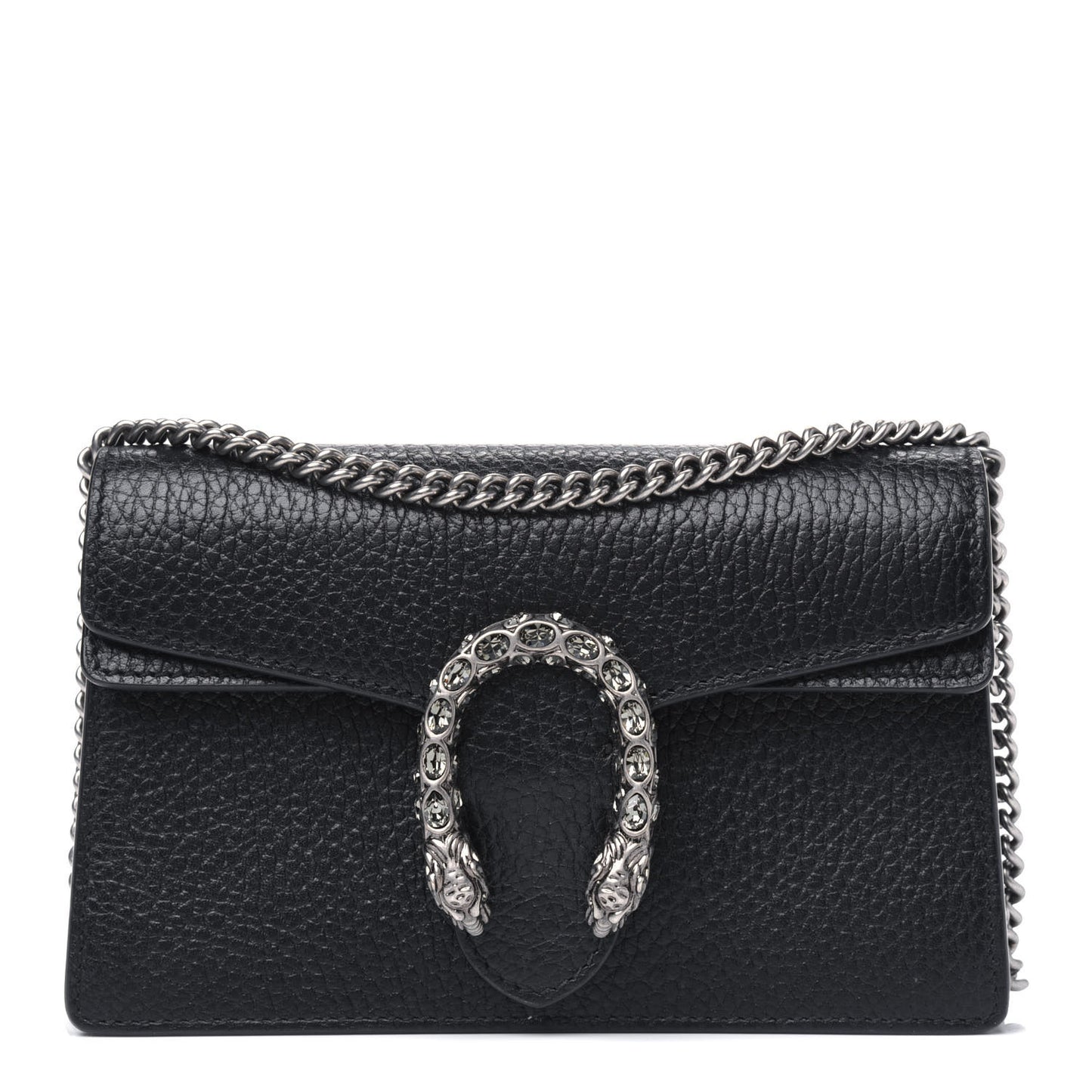 Calfskin Super Mini Dionysus Shoulder Bag Black