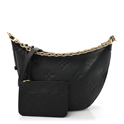 Louis Vuitton Empreinte Monogram Giant Loop Hobo Black 3 of 12