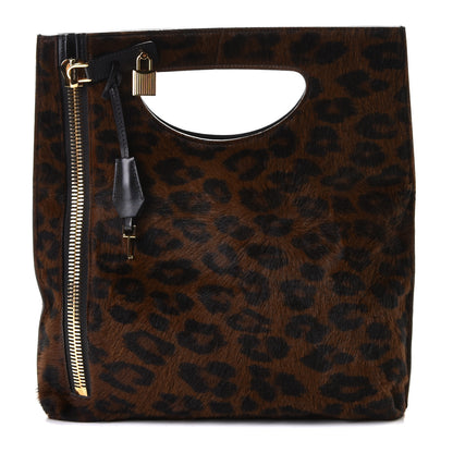 Tom Ford Calf Hair Small Alix Shoulder Bag Brown 1 of 6