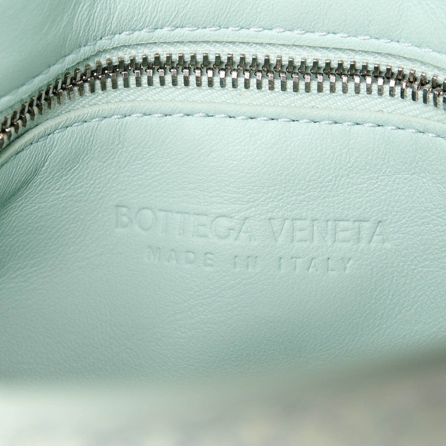 Bottega Veneta Goatskin Python Embossed Padded Cassette Crossbody Bag Dew Black Silver 6 of 12