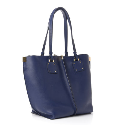 Chloe Smooth Calfskin Medium Vick Tote Captive Blue 3 of 11