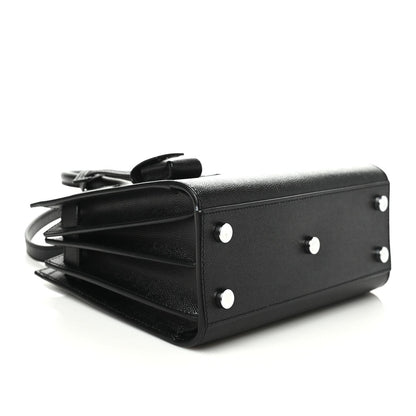 Saint Laurent Grained Calfskin Nano Sac De Jour Black 3 of 8