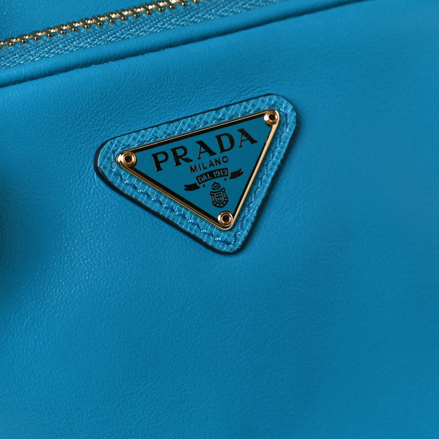 Prada Light Calfskin Saffiano Mini Bucket Crossbody Bag Voyage 12 of 12