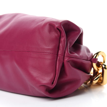 Bottega Veneta Calfskin The Pouch Chain Cinnabar 7 of 11