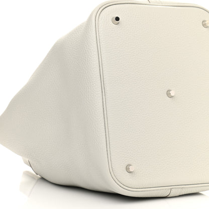 Hermes Taurillon Clemence Picotin Lock 26 GM Gris Perle 9 of 11