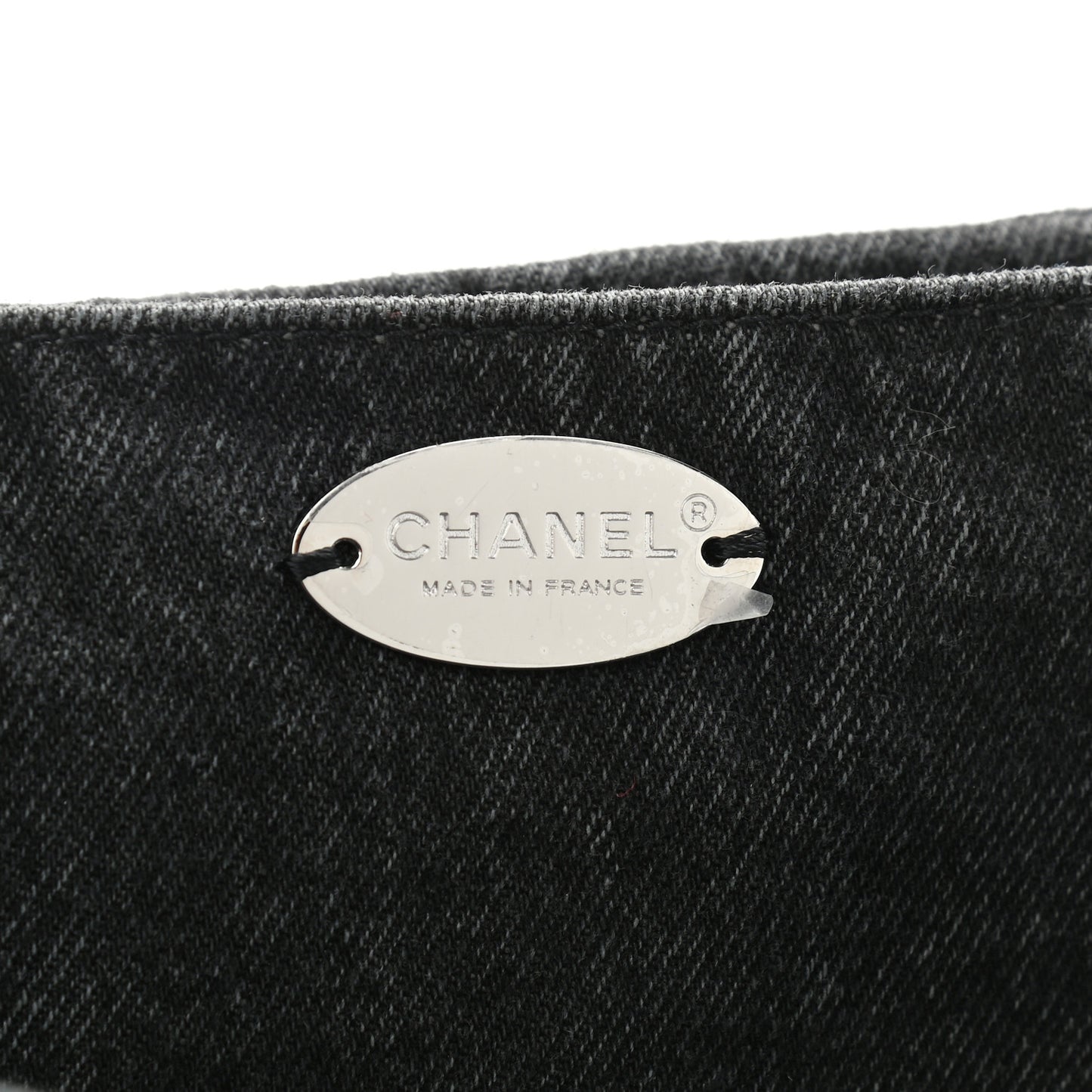 Denim Quilted Denimpression Flap Grey Black