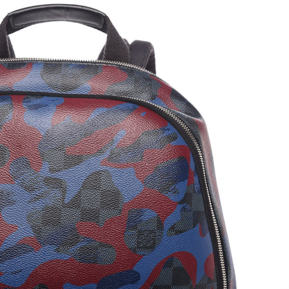 Louis Vuitton Damier Cobalt Camouflage Andy Backpack Bordeaux 8 of 23
