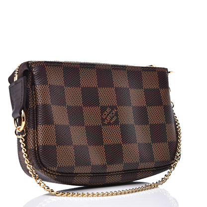 Louis Vuitton Damier Ebene Mini Pochette Accessories 2 of 7