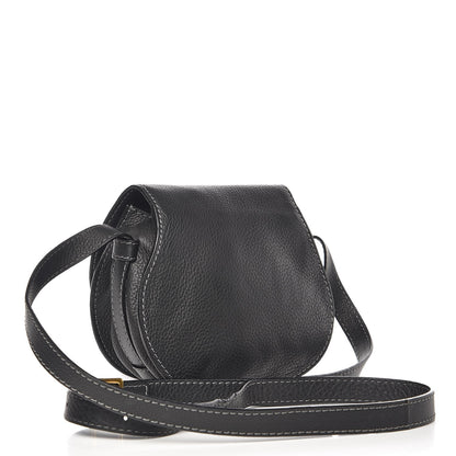 Chloe Calfskin Mini Marcie Round Crossbody Bag Black 2 of 11
