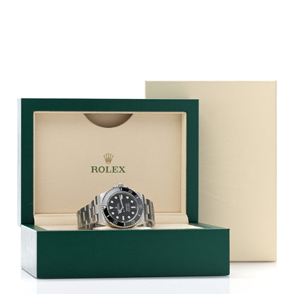 Rolex Stainless Steel 41mm Oyster Perpetual Submariner Watch Black 124060 5 of 5
