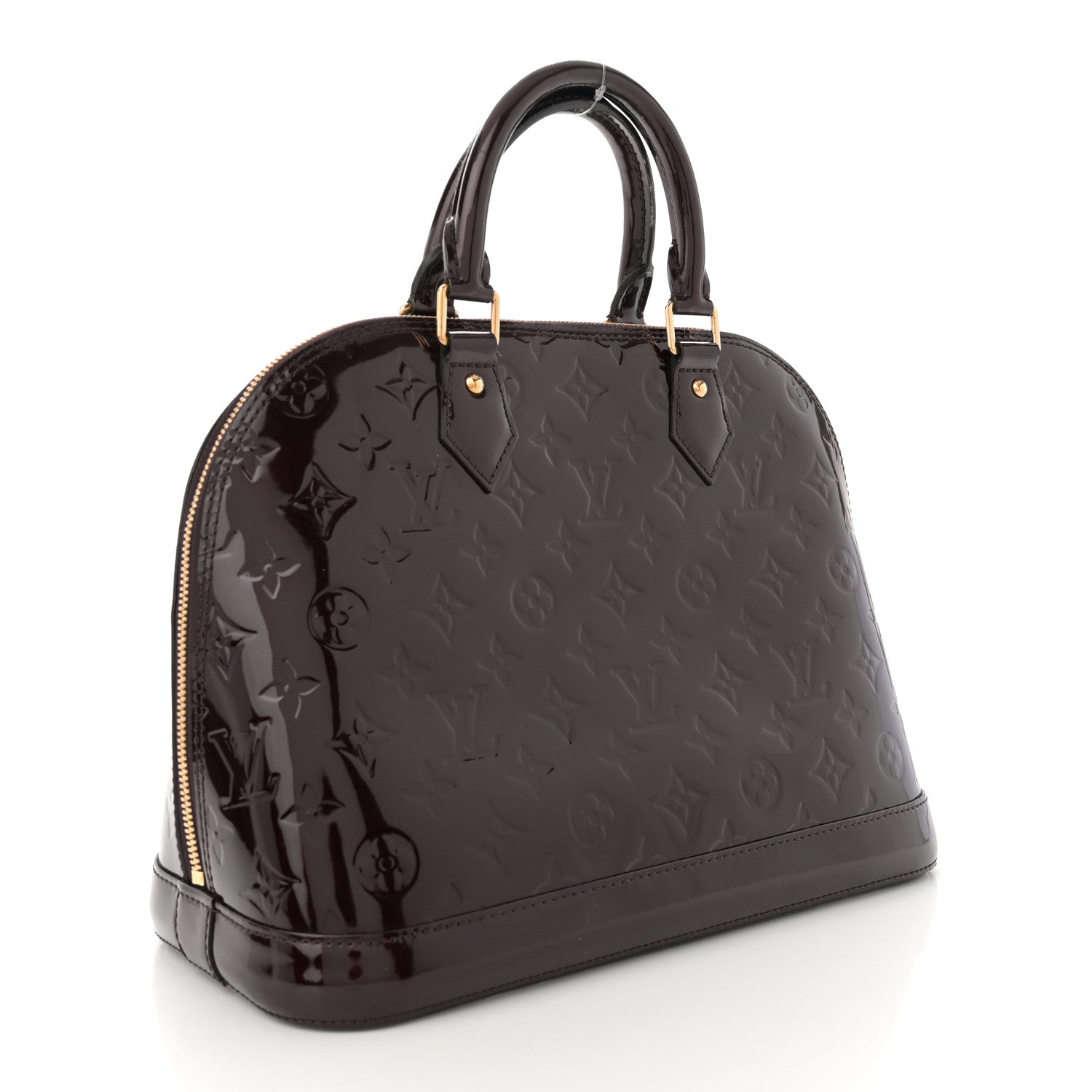 Louis Vuitton Vernis Alma MM Amarante 3 of 11