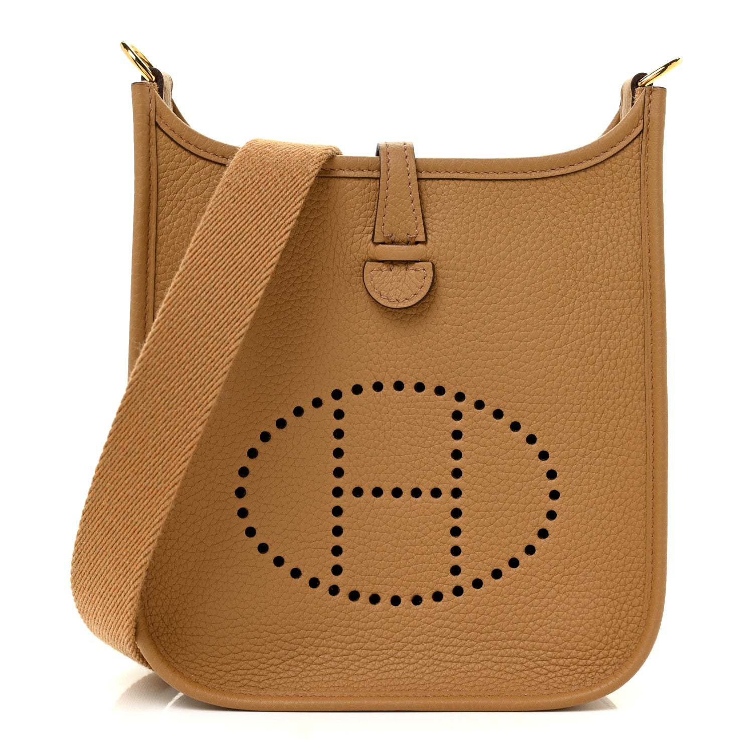 Hermes Taurillon Clemence Evelyne TPM Biscuit 1 of 11