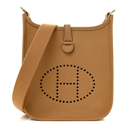 Hermes Taurillon Clemence Evelyne TPM Biscuit 1 of 11