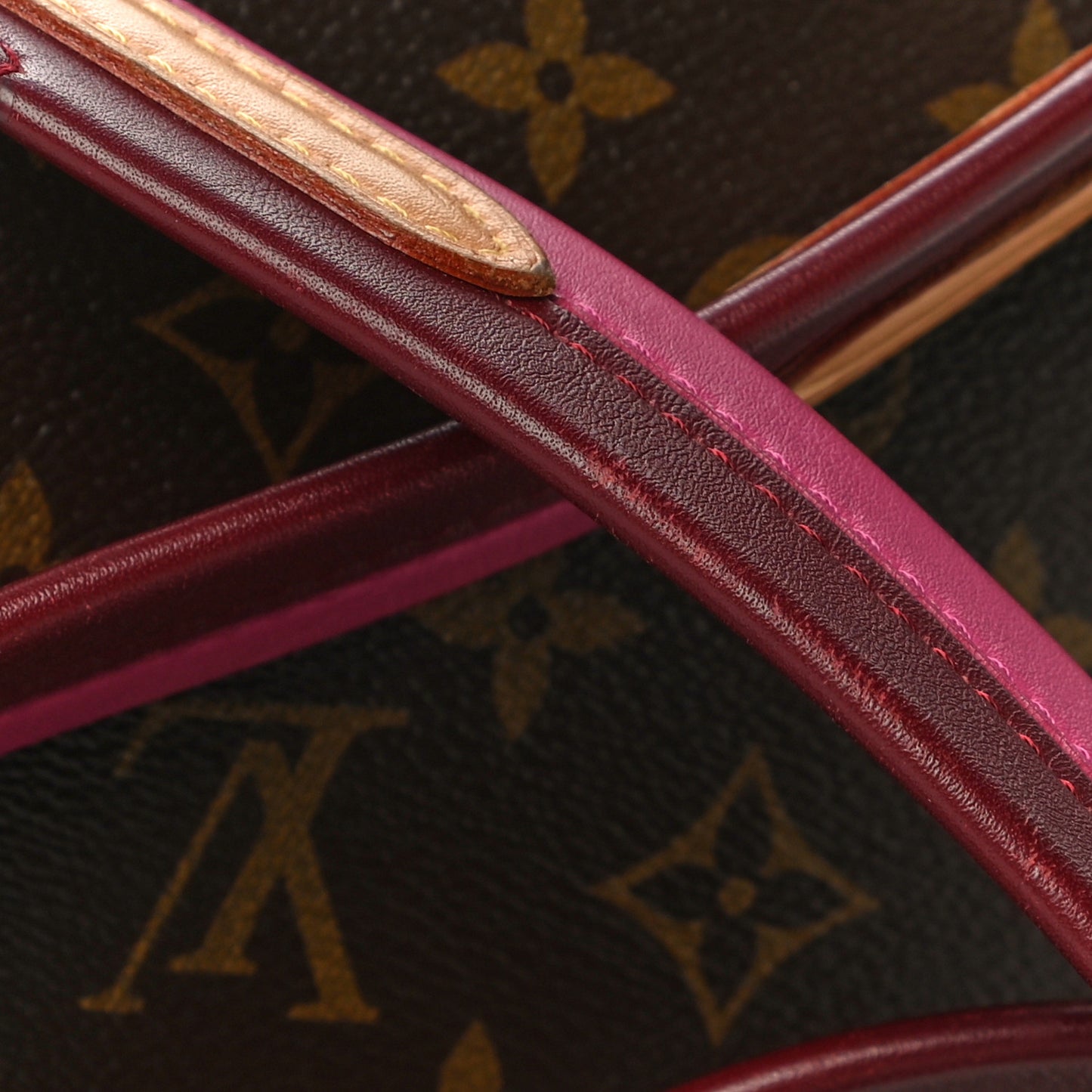 Monogram Cluny BB Bordeaux Fuchsia