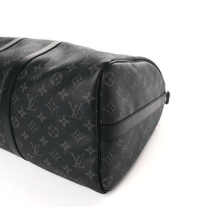 Louis Vuitton Monogram Eclipse Keepall Bandouliere 45 8 of 8