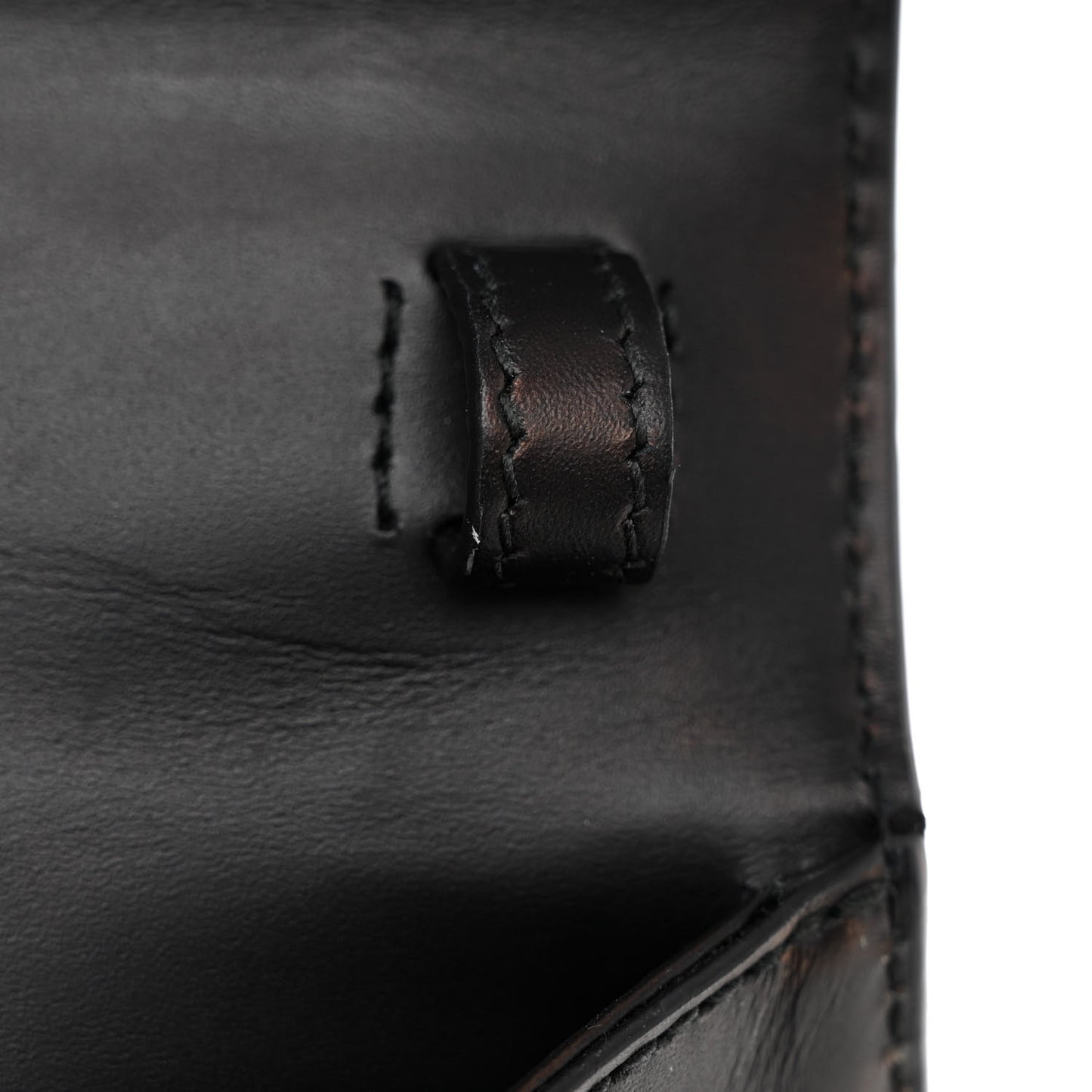 Calfskin Animal Studs Mini Sylvie Top Handle Bag Black