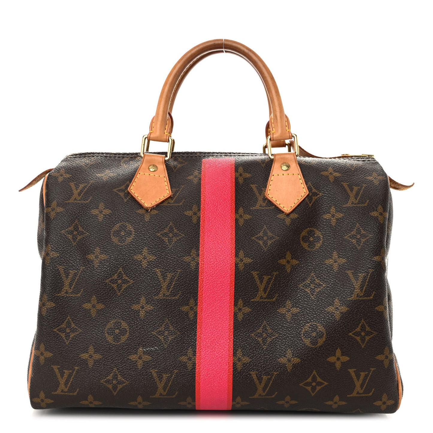 Monogram My LV Heritage Speedy 30 Fuchsia Rouge