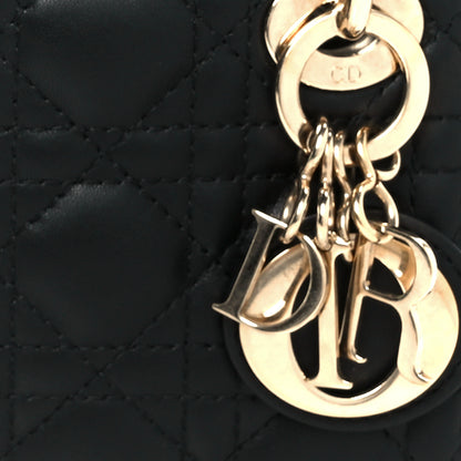 Christian Dior Lambskin Cannage Micro Lady Dior Black 8 of 10