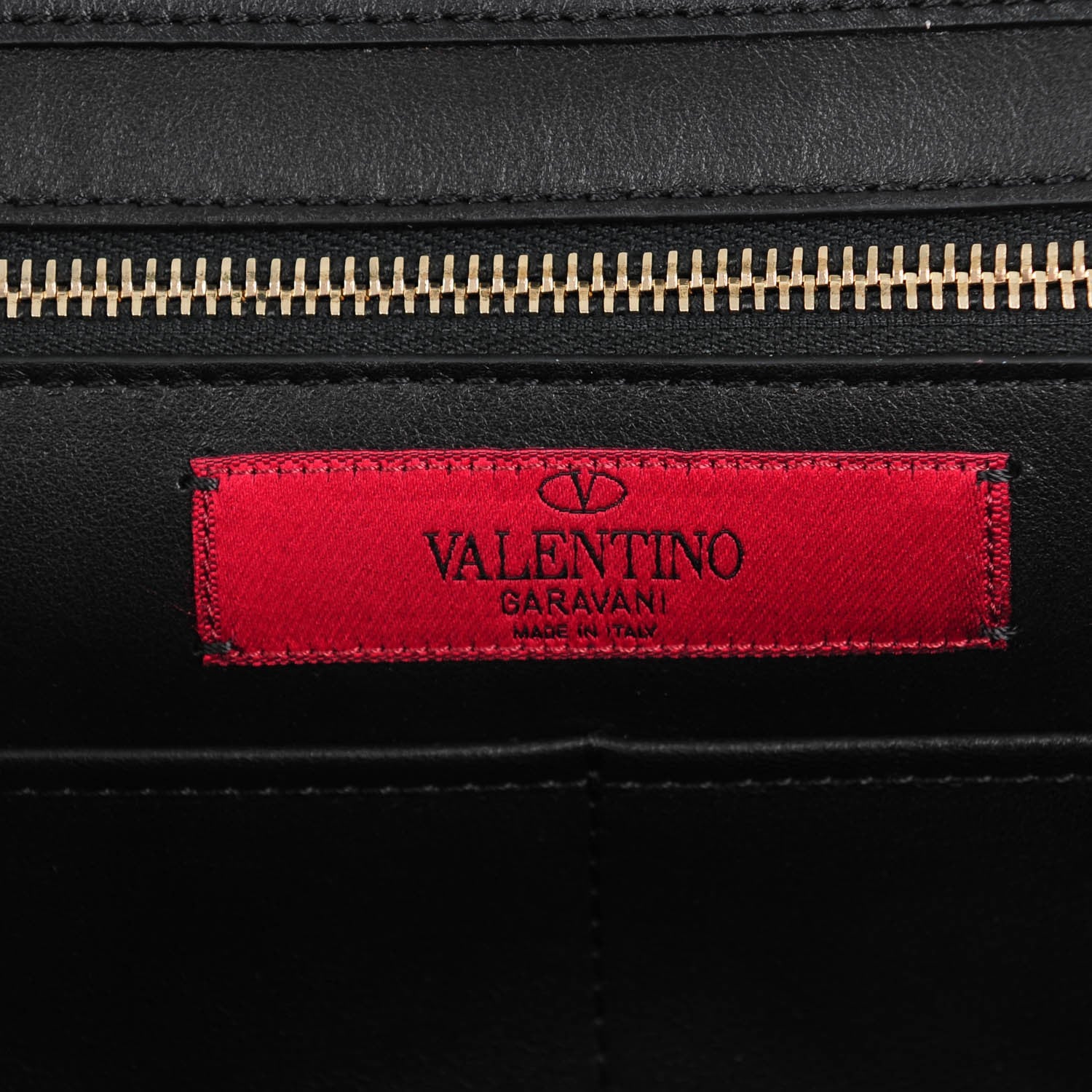 Valentino Garavani Vitello Medium Rockstud Tote Black 6 of 7