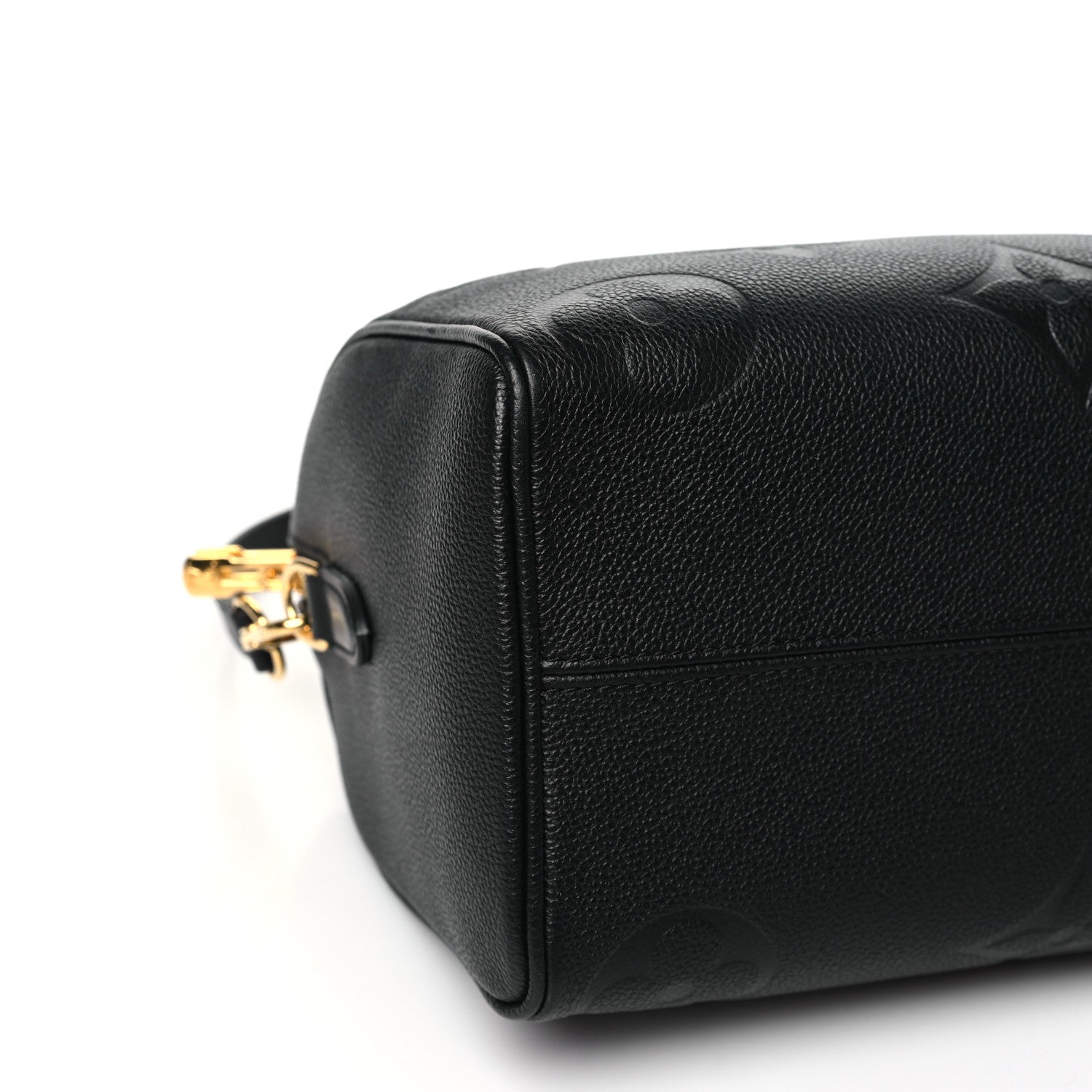 Louis Vuitton Empreinte Monogram Giant Speedy Bandouliere 25 Black 8 of 9
