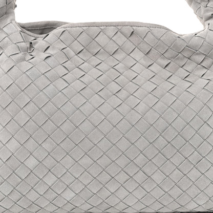 Bottega Veneta Suede Intrecciato Small Hop Sterling 8 of 10