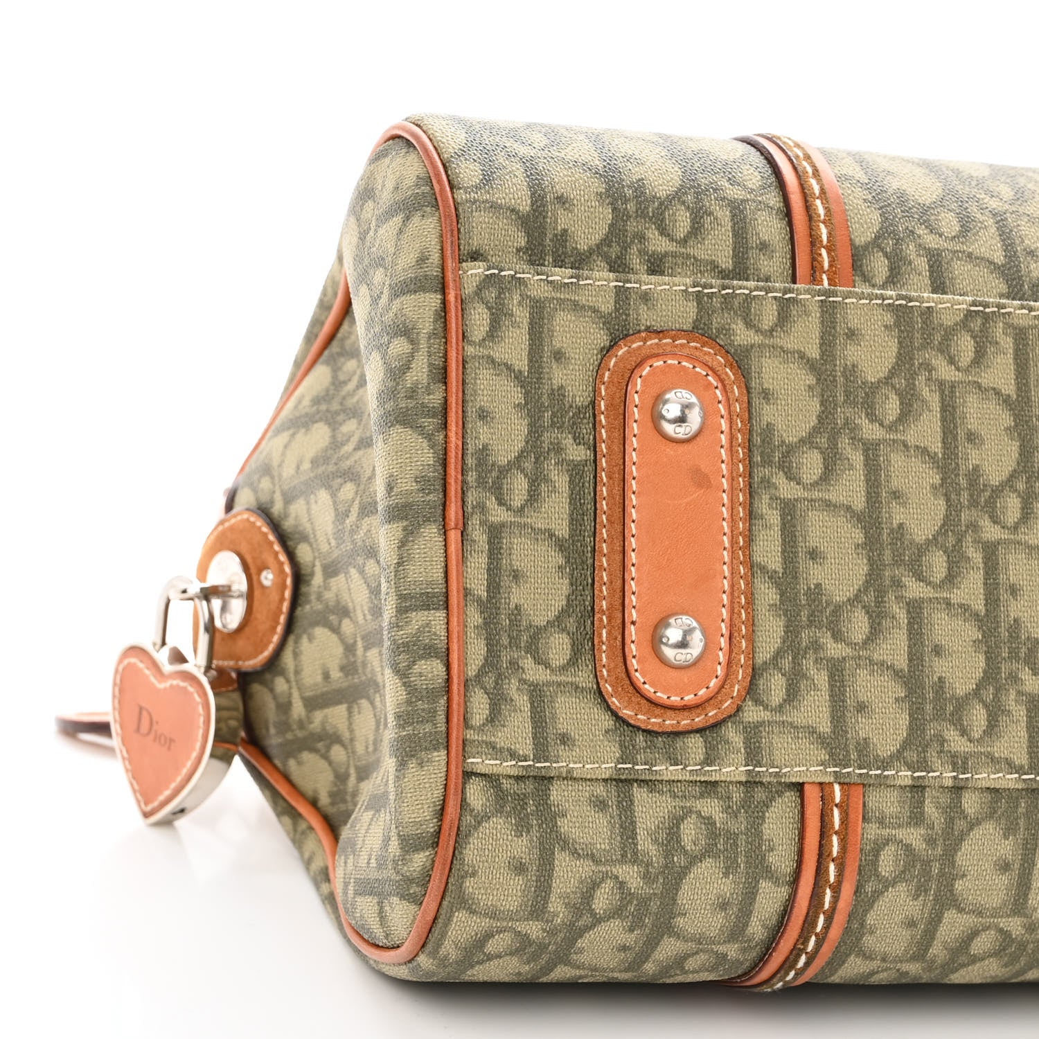 Christian Dior Monogram Trotter Romantique Boston Bag 8 of 9