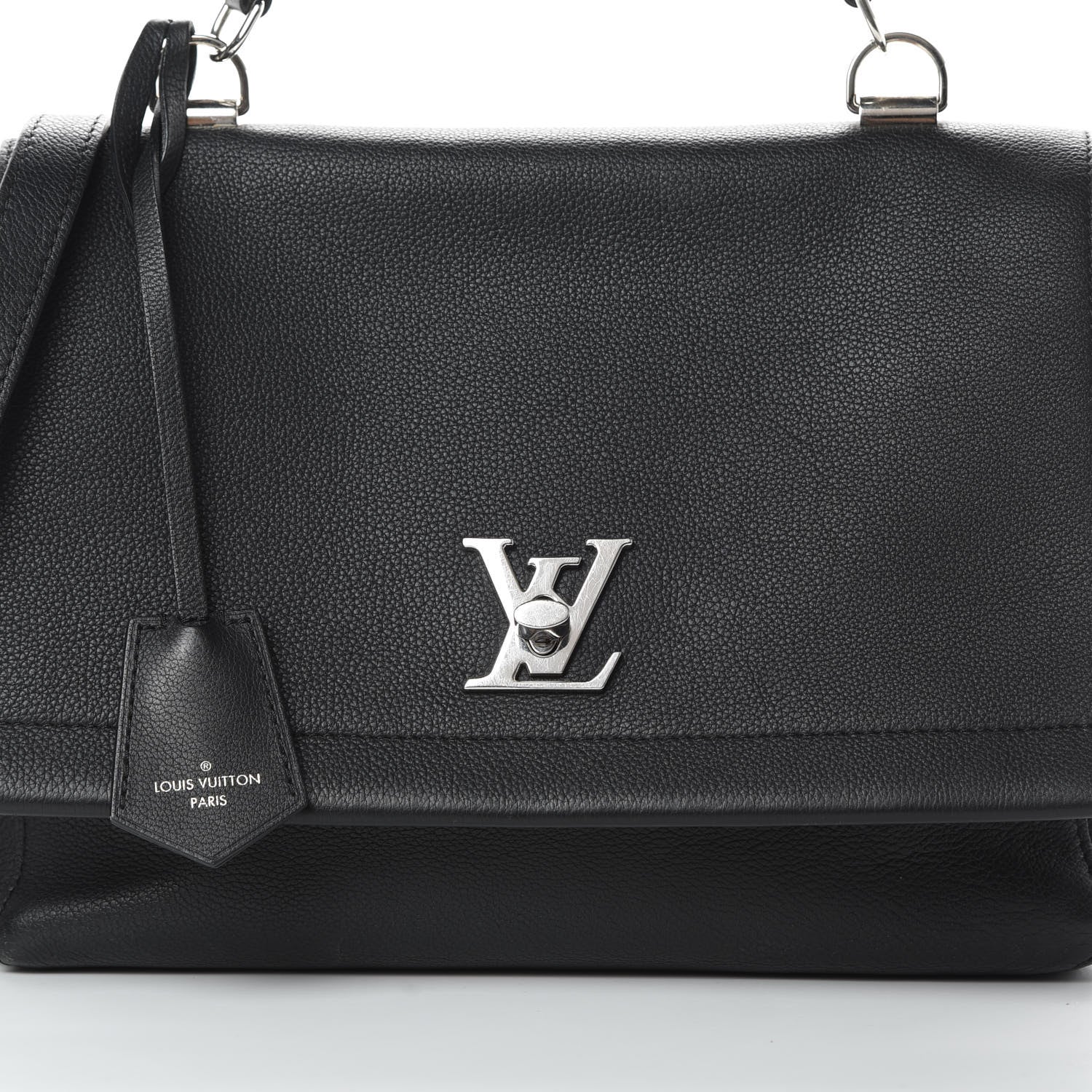Louis Vuitton Soft Calfskin Lockme II Top Handle Black 8 of 12