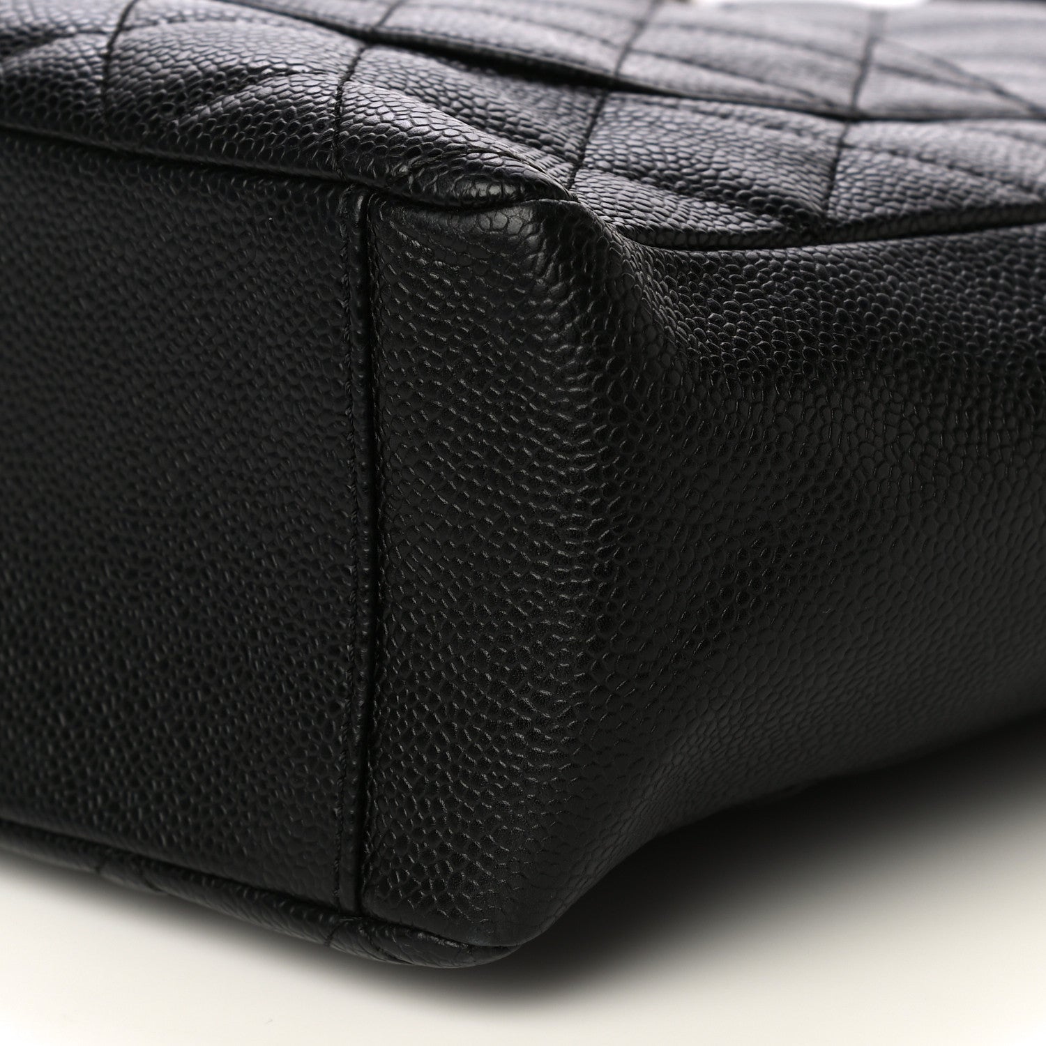 Chanel Caviar Quilted Petit Shopping Tote PST Black 11 of 19