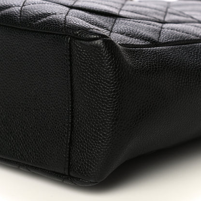 Chanel Caviar Quilted Petit Shopping Tote PST Black 11 of 19