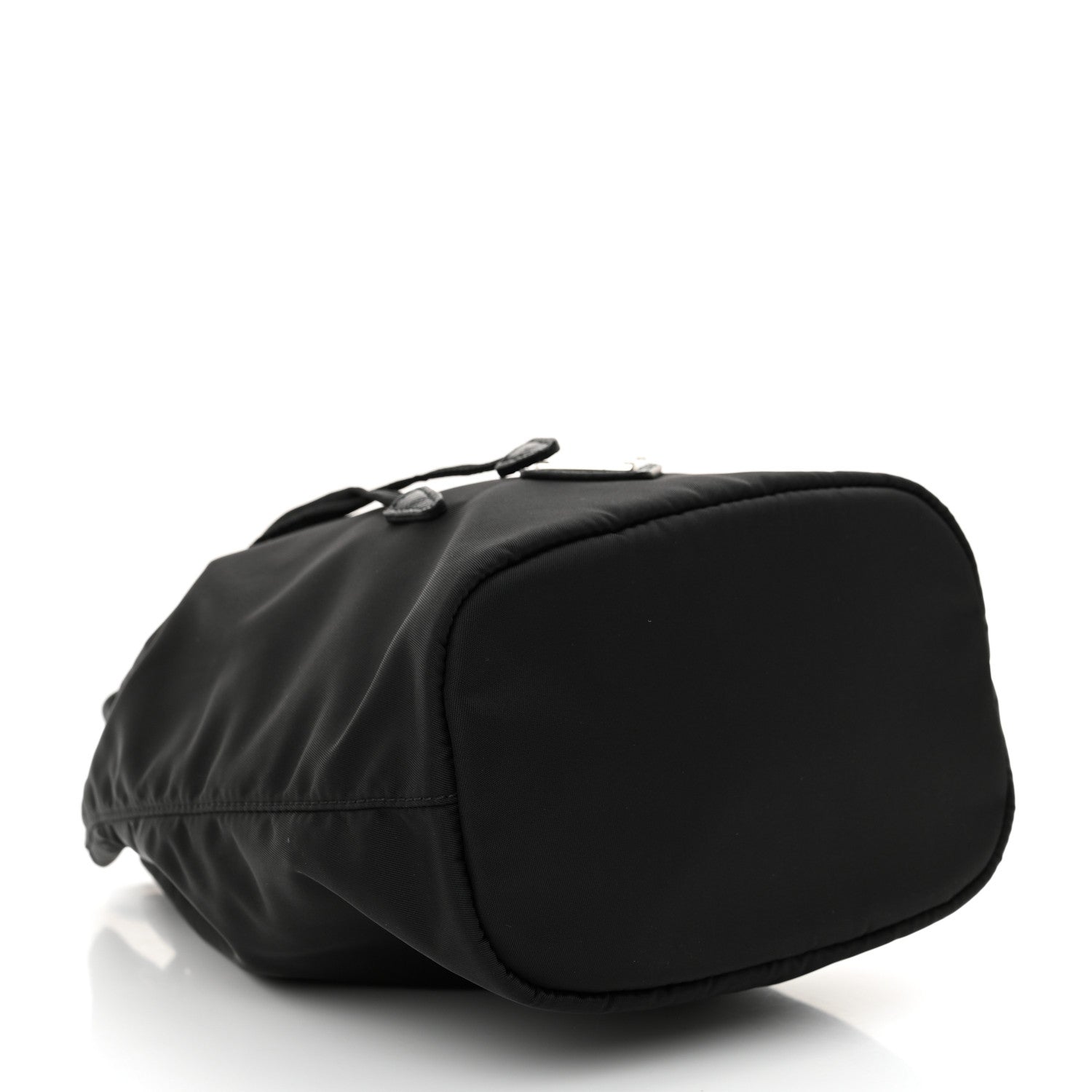 Prada Saffiano Tessuto Nylon Vela Bucket Wristlet Black 4 of 10