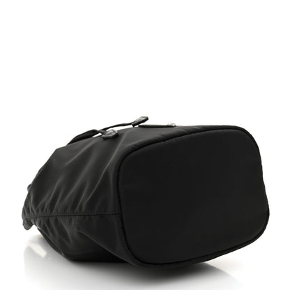 Prada Saffiano Tessuto Nylon Vela Bucket Wristlet Black 4 of 10