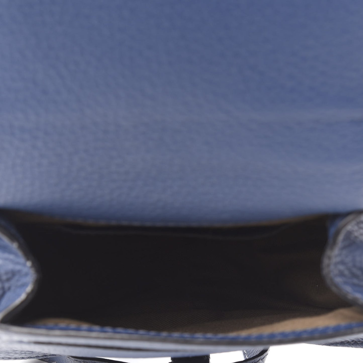 Calfskin Mini Marcie Round Crossbody Bag Royal Navy