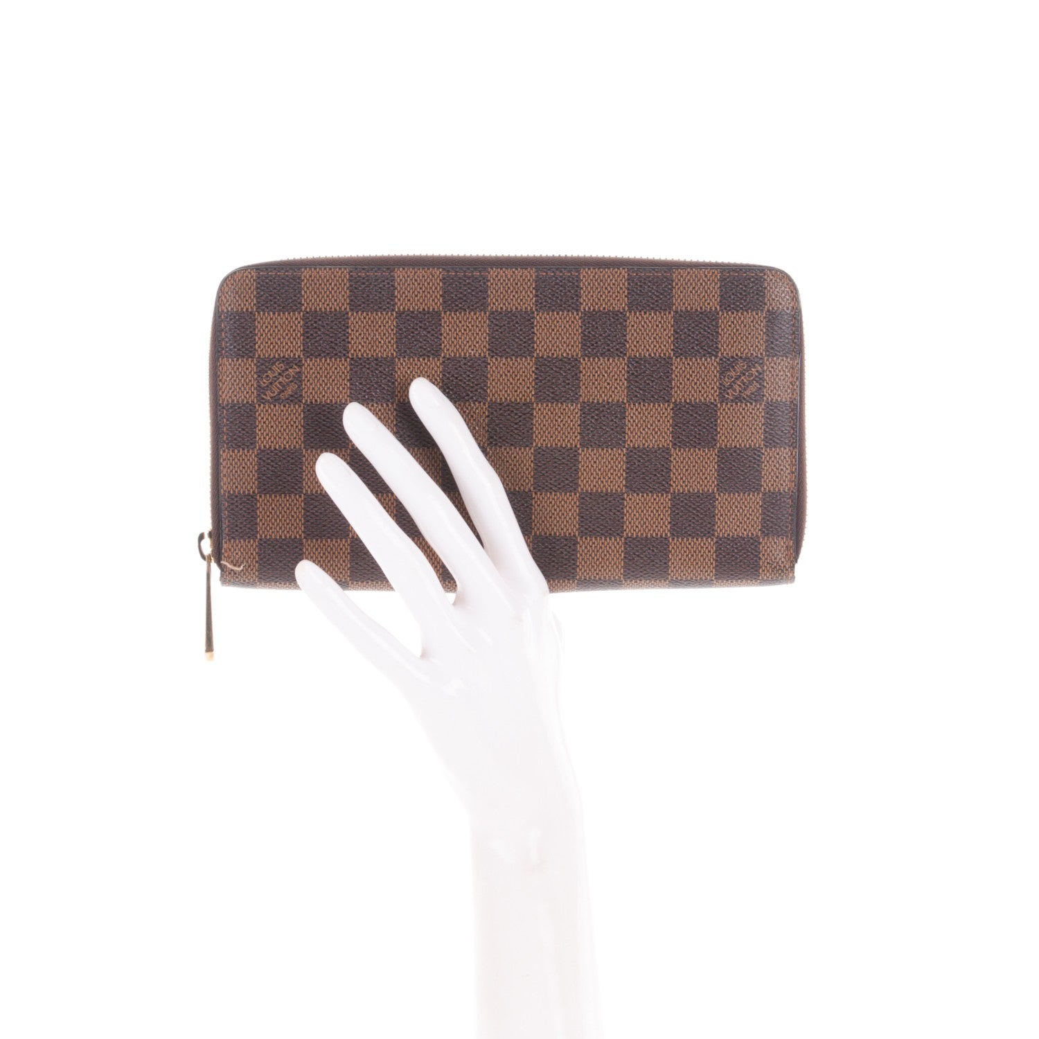 Louis Vuitton Damier Ebene Zippy Organizer Wallet 2 of 10