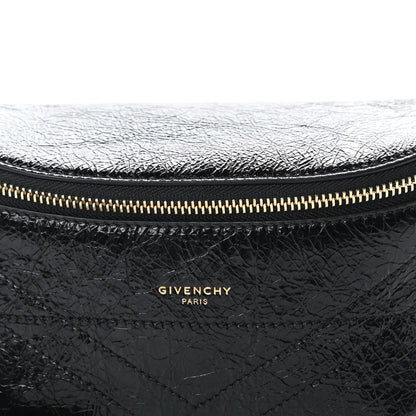 Givenchy Crackle Calfskin ID Belt Bag Black 10 of 10