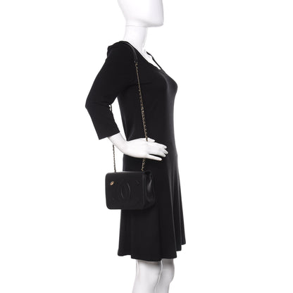 Chanel Lambskin CC Mania Flap Bag Black 2 of 12