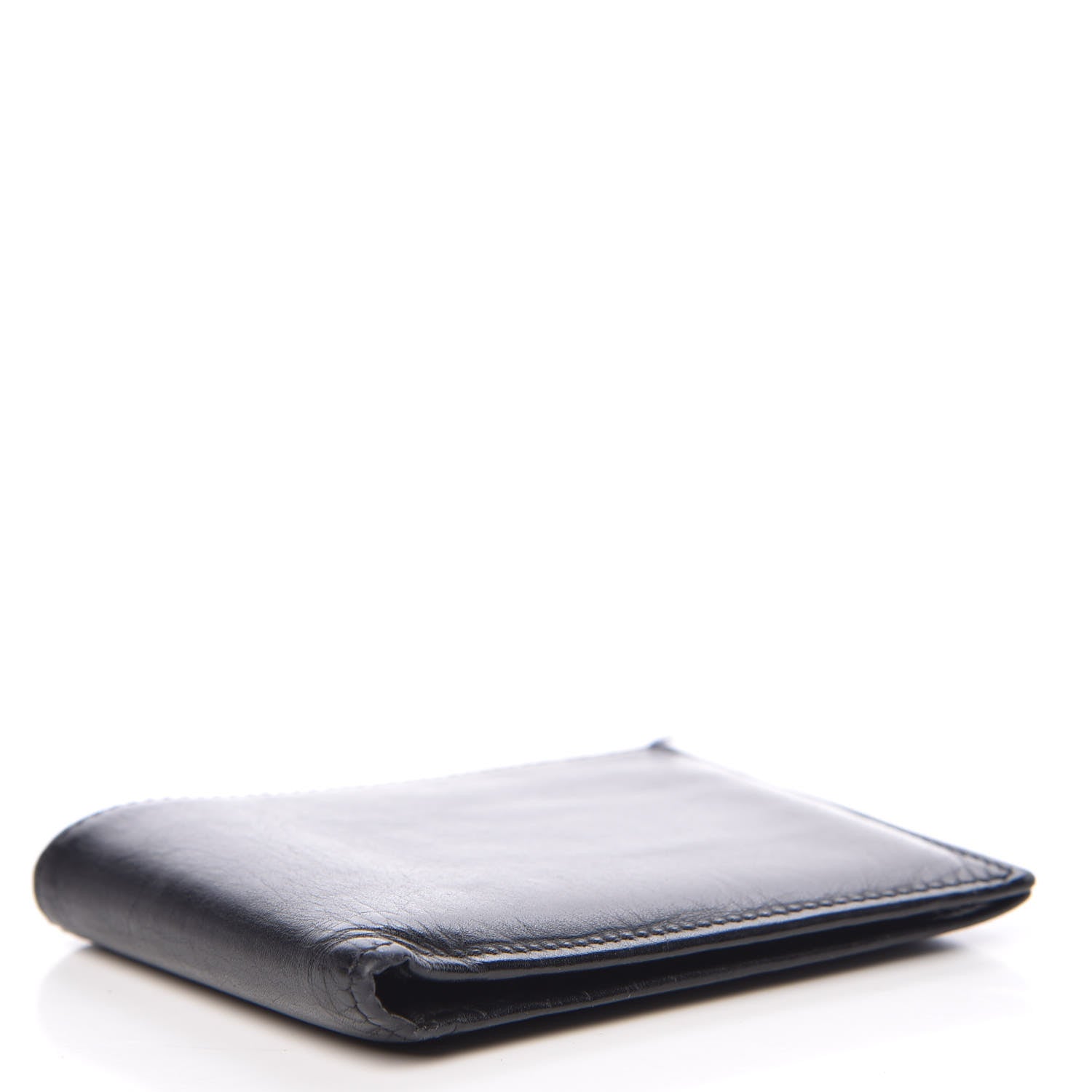 Burberry Calfskin Bi-Fold Wallet Black 4 of 9